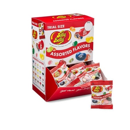 Office Snax JellyBelly, Jelly Beans, Assorted Flavors, 80/dispenser Box 72512